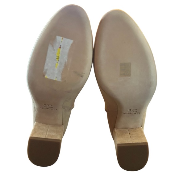 Kate Spade Women Knott Mid Dress Booties Tan Suede Size 8.5 - Picture 10 of 11